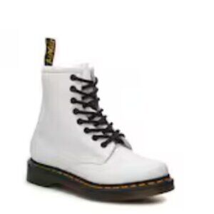 White Doc Marten Boots - Leather - 1460
